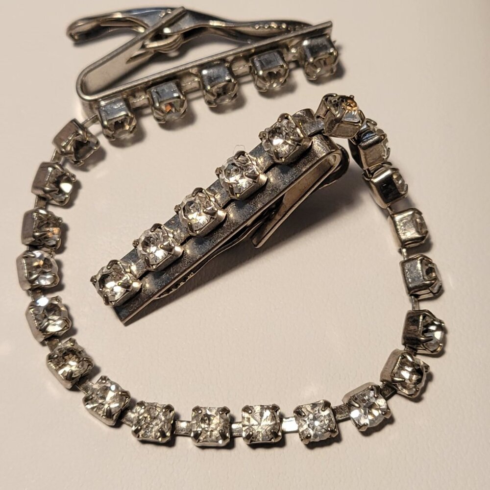 Vintage Rhinestone Sweater Clip